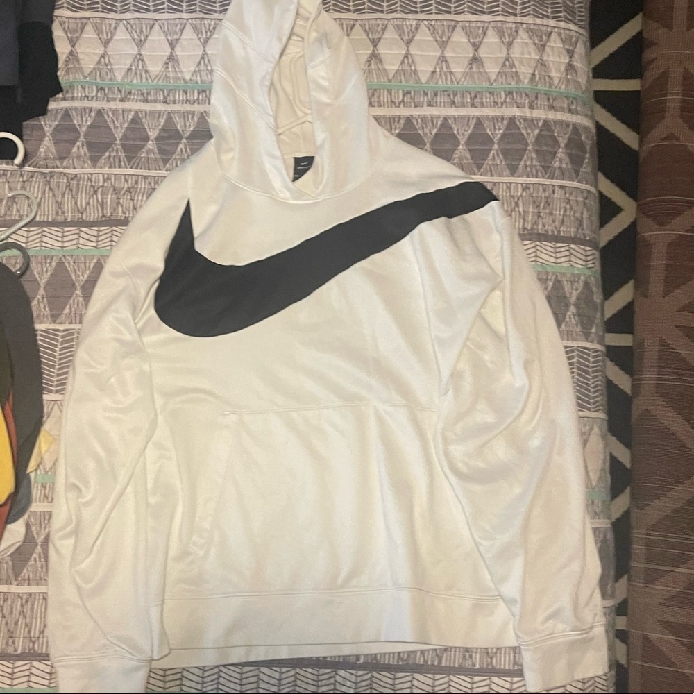 Dri-Fit XXL White Nike hoodie